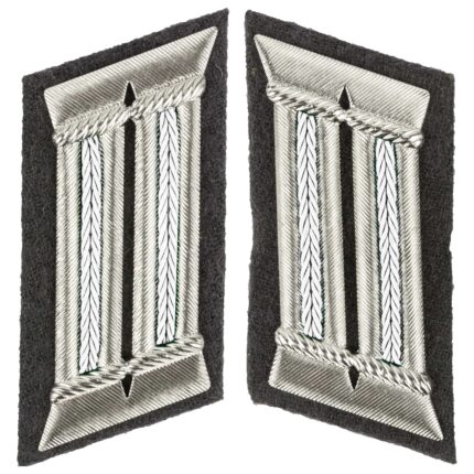 Kragenspiegel LaSK Offizier weiß – Zubehör | Outdoor Militär Tactical Gear
