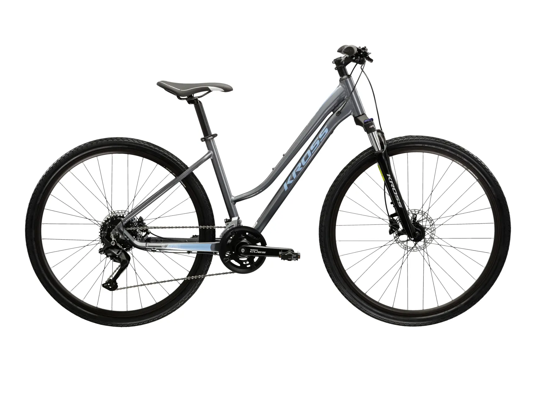 KROSS Crossbike Evado 5.0 28" grau KROSS Crossbike Evado 5.0 28" grau - Image 1