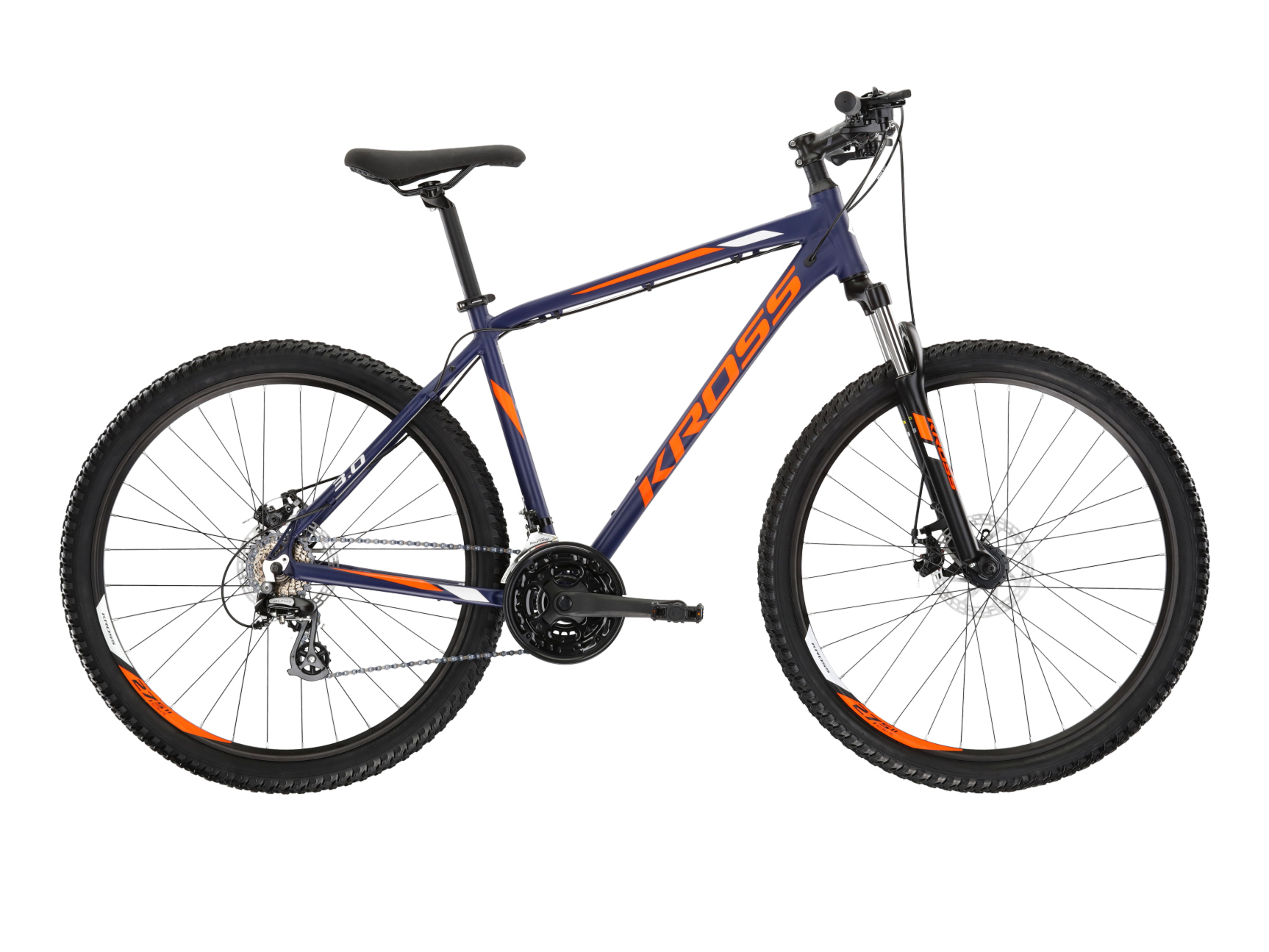 KROSS MTB Hardtail Hexagon 3.0 27 KROSS MTB Hardtail Hexagon 3.0 27,5" blau - Image 1