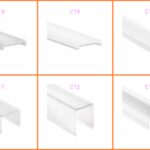 Kunststoffblende zu LED-Aluprofil YN 4 / 5 / 6 / 7