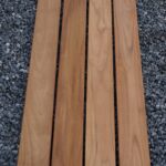Kurze Bankauflage TEAK 30 cm