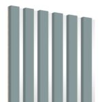 Lamellen auf HDF-Platte 30x275 cm Skandinavisches Grau/Weiß