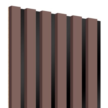 Lamellenleisten aus MDF auf HDF Platte 275 x 30 cm - Puderrosa