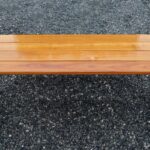Lange Bankauflage TEAK 115 cm