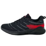 Laufschuhe Running Trekkingschuhe Schwarz-Dunkelgrau-Rot 40