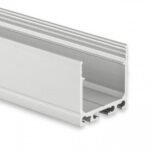 LED Alu-Profil YN6 (satiniert) ohne Blende 2m 24mm Innenbreite