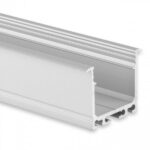 LED Alu-Profil YN7 (satiniert) ohne Blende 2m 24mm Innenbreite