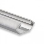 LED Alu-Profil YO23 (satiniert) ohne Blende 2m