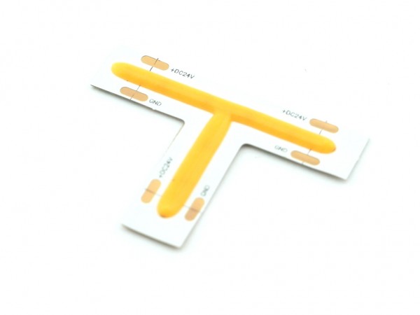 LED COB Flex Stripe T-Verbinder 528LED/m 2700K 24V CRI>90 LED COB Flex Stripe T-Verbinder 528LED/m 2700K 24V CRI>90 - Image 1