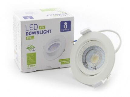 LED Downlight 7W schwenkbar 4000K 560lm 230V 60° Abstrahlwinkel