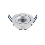 LED Downlight ARGENT FLAT 7W 36° 2700K 440lm Alu gebürstet dimmbar