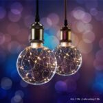 LED Effekt Leuchtmittel Lichterkette Globe G125 E27 1,5W 2700K