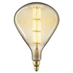 LED Filament Leuchtmittel Giant Tear Gold 8W E27 600lm 2000K dimmbar