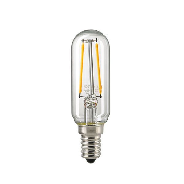 LED Filament Leuchtmittel Röhre T25 Klar 4 LED Filament Leuchtmittel Röhre T25 Klar 4,5W E14 470lm 2700K dimmbar - Image 1