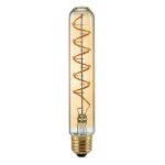 LED Filament Leuchtmittel Röhre T32 Curved Gold 4W E27 250lm 1800K dimmbar