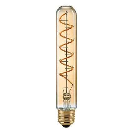 LED Filament Leuchtmittel Röhre T32 Curved Gold 4W E27 250lm 1800K dimmbar