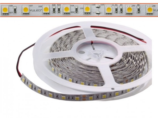 LED Flex Stripe 5m neutralweiß (3970K) 5050 SMD 60 LEDs/m 24V IP22 LED Flex Stripe 5m neutralweiß (3970K) 5050 SMD 60 LEDs/m 24V IP22 - Image 1