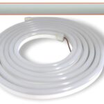 LED Flex Stripe NEON-TUBE 5m 3000K opalweißer Schlauch ohne Pixel 24V DC 60LE...