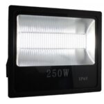 LED Flutstrahler 250W 120° 110lm/w CRI >80 Ra Schwarz IP 65 Outdoor