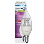 LED Kerzenlampe MASTER-LED 6W 230V 470lm, CND-Dimmung, klar, Flame