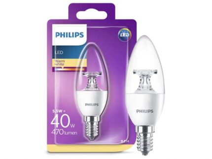 LED Leuchtmittel Kerze 5,5W E14 2700K 470lm 15.000h