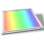 LED Panel 300x300x9,5mm, RGB+CCT, 18W, 24V DC 1440lm
