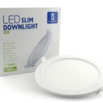 LED Panel Rund Ø220mm, 3000K, 18W, 1300lm, inkl Netzteil weiss