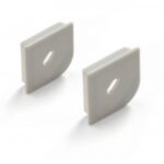 LED Profil ALP-45/30-E Abschlusskappen mit Loch (Set 2 Stück)