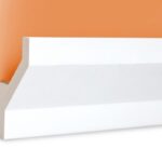 LED Stuckprofil Typ: 10 - 75x45mm PU 2m Länge lichtundurchlässig überstreichbar