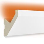 LED Stuckprofil Typ: 14 - 65x65mm PU 2m Länge lichtundurchlässig überstreichbar