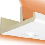 LED Stuckprofil Typ: 16 - 100x300mm PU 2m Länge lichtundurchlässig überstreic...