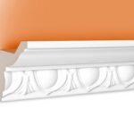 LED Stuckprofil Typ: 3 - 58x48mm PU 2m Länge lichtundurchlässig überstreichbar