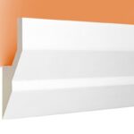 LED Stuckprofil Typ: 9 - 100x40mm PU 2m Länge lichtundurchlässig überstreichbar