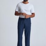 Leinen Chino Relaxed Fit Modell: Bird