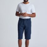 Leinen Chino Shorts Modell: Bird