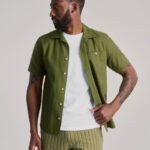 Leinen Kurzarm-Hemd Modell: Spindrift