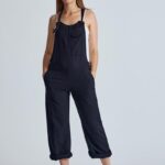 Leinen-Latzhose Modell: Mary-Lou