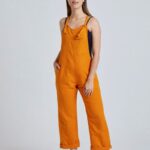 Leinen-Latzhose Modell: Mary-Lou