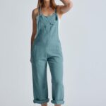 Leinen-Latzhose Modell: Mary-Lou