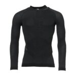 Longsleeve Rollkragen Fusyon Merino Männer schwarz anthrazit – Isoliert Zubehör | Outdoor Militär Tactical Gear