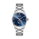 LYNX Blau Edelstahl Herrenuhr Armbanduhr - Swiss Made