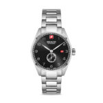 LYNX Edelstahl Schwarz 40mm Chronograph  - Swiss Made