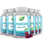 Magnesium Gummibärchen für Erwachsene & Kinder I 180 mg Magnesiumcitrat I Kirsch-Geschmack I vegan I 60 Stk