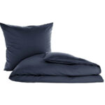 Mako-Satin Bettwäsche Dunkelblau