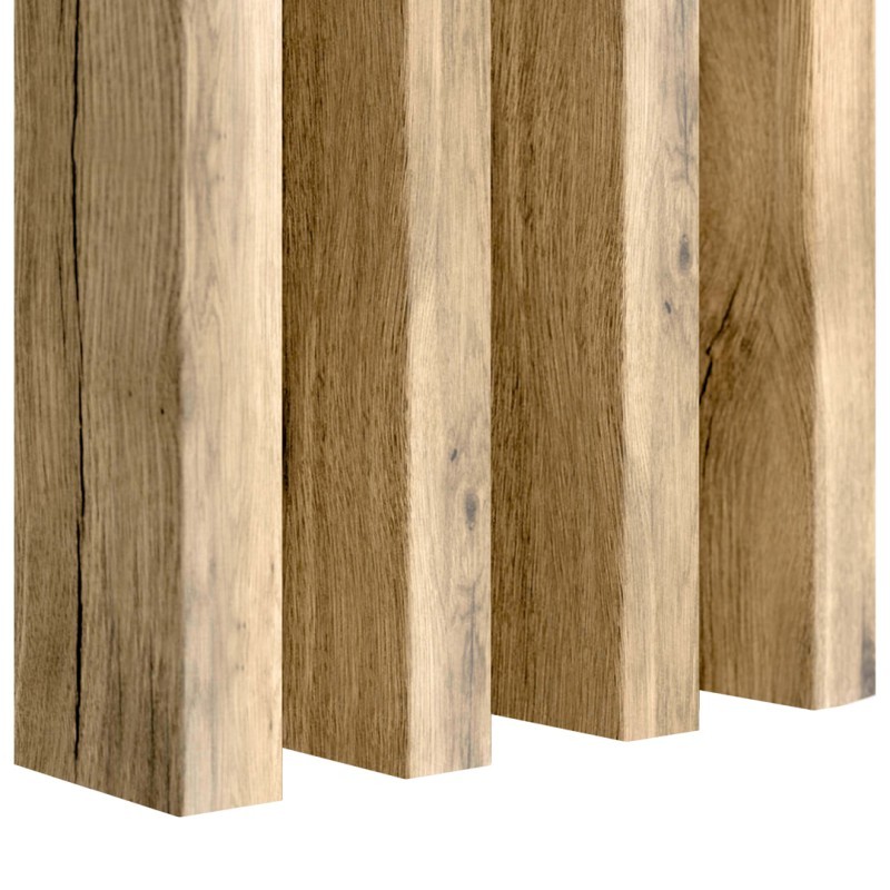 MDF Lamellen Freistehende 10stk. Wotan Eiche - 30x60mm MDF Lamellen Freistehende 10stk. Wotan Eiche - 30x60mm - Image 1