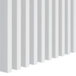 MDF Lamellen Mini 16x30 - Weiß Matt - 31 Stück