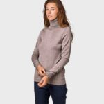 Merinowolle Rollkragen-Pullover Modell: Isabella