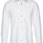 Metro Slim Streifen Hemd