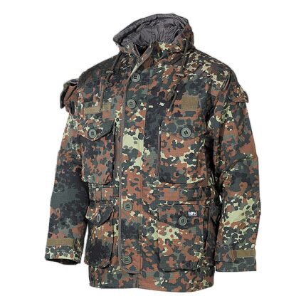 MFH Kommandojacke Smock Rip Stop – Softshell mit Kapuze Softshell & Outdoor Jacken – Modell 6917 | Outdoor Militär Tactical Gear