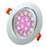 MI-062 LED Downlight inkl. Netzteil 230VAC RGBCCT 9W 2,4GHz
